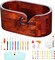 66 Pack Crochet Kit -Large Yarn Bowls for Crocheting,Crochet Storage (Include 9 Sizes Crochet Hook Set)